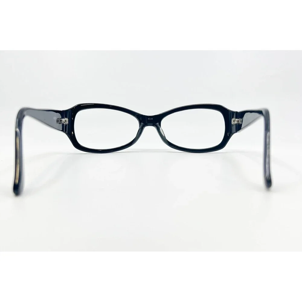 Aztec Eyeglasses Frames Womens Black Cat Eye AZ 530 57-18-130